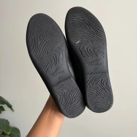 Dansko Black Lexie Slip On Slide Size 39 / 8 - Picture 4 of 8
